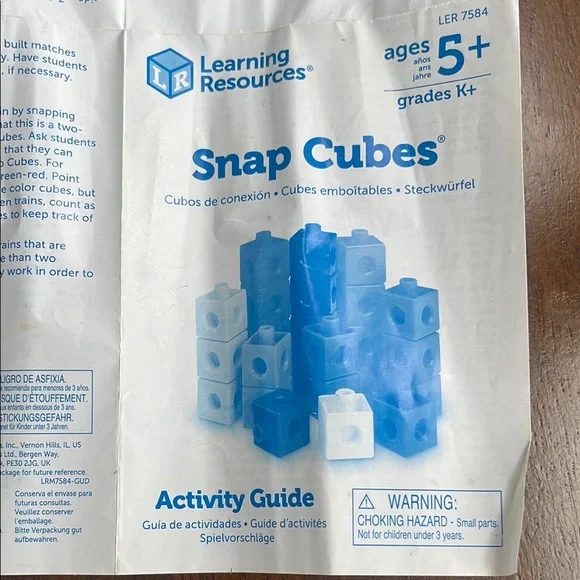 Learning Resources Snap Cubes - Picture 2 of 4